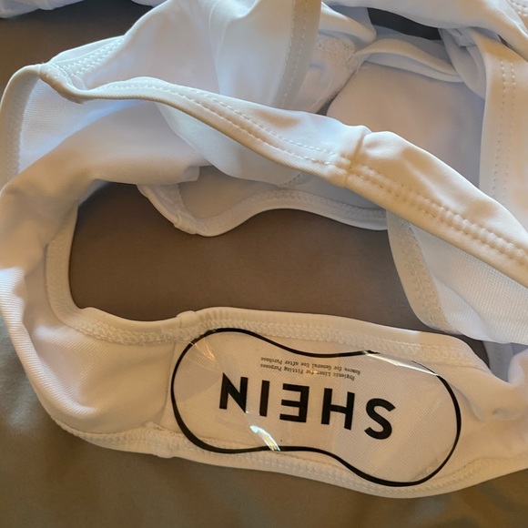 NEW NEVER WORN SHIEN CRISS-CROSS CUT-OUT ONE PIECE SWIMSUIT - Picture 4 of 5